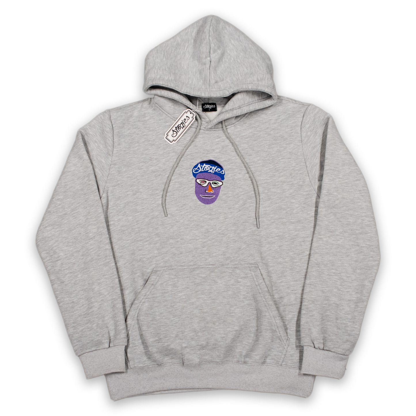 Biker-man Grey Hoodie