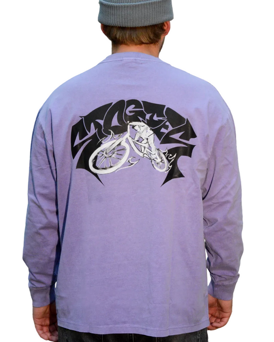 Lilac - Longsleeve heavy MTB T