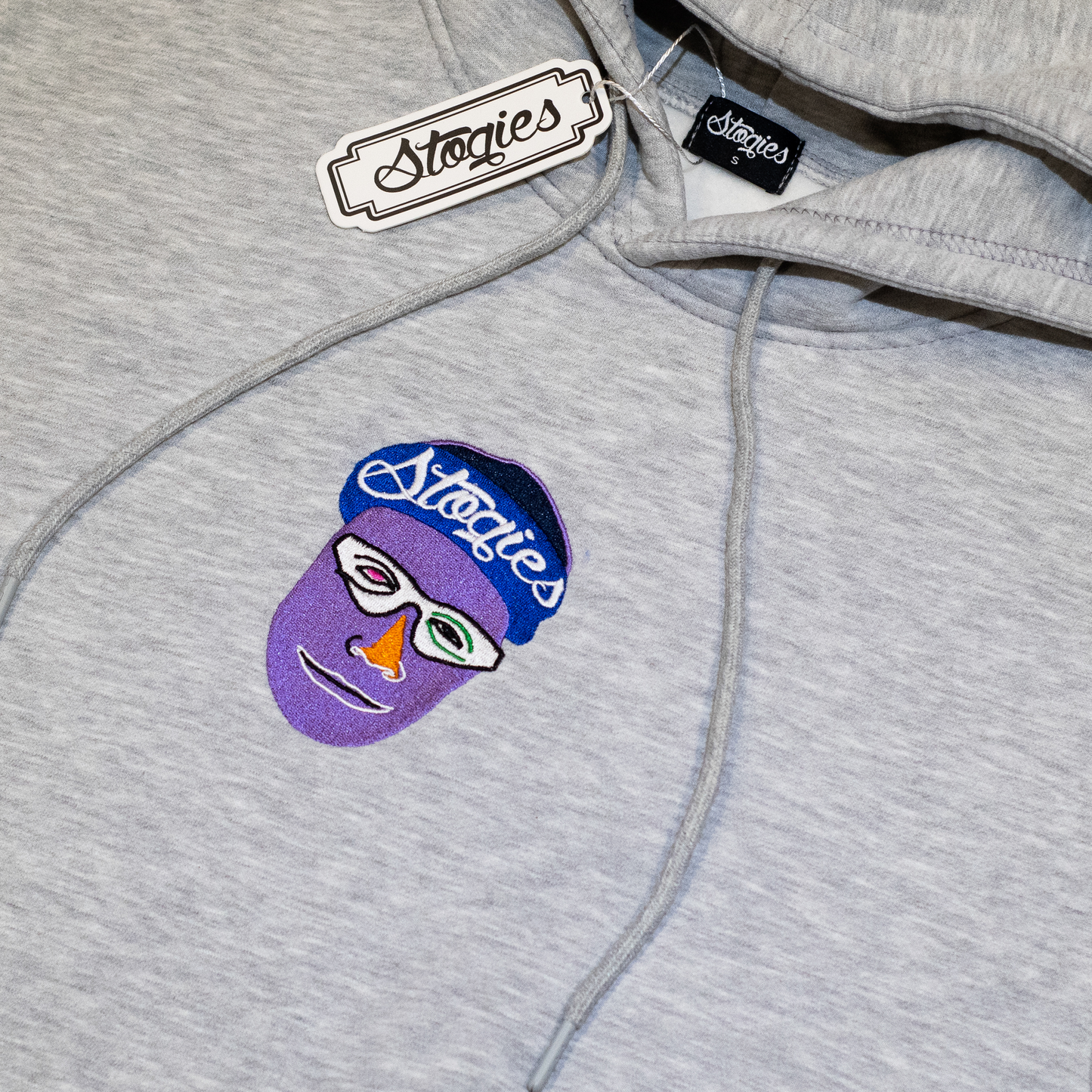 Biker-man Grey Hoodie
