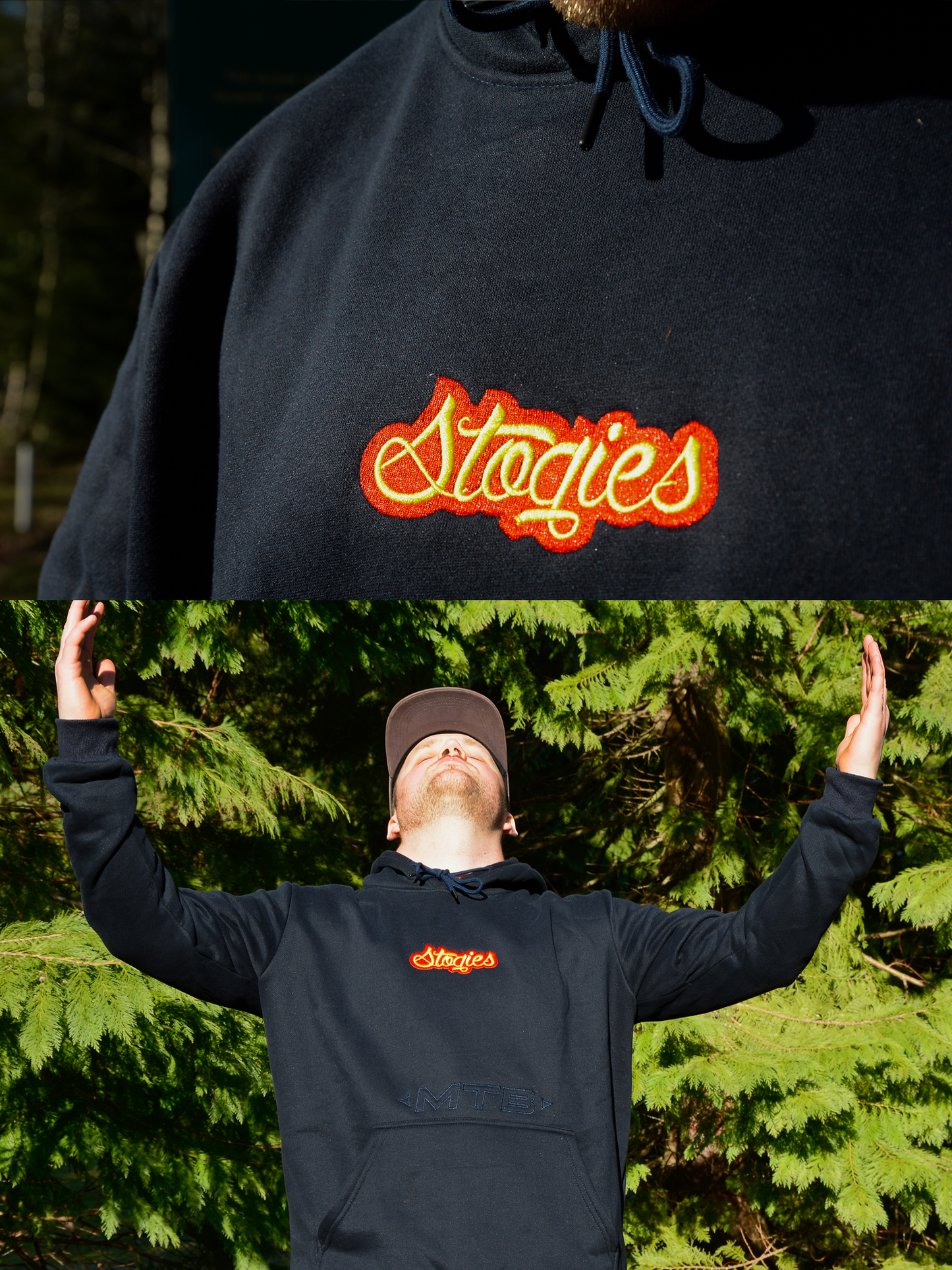 Navy Blue Originals Hoodie / Hot Wheels MTB Edition