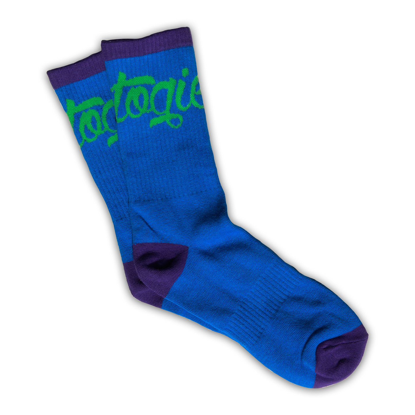 Electric Blue Trail socks