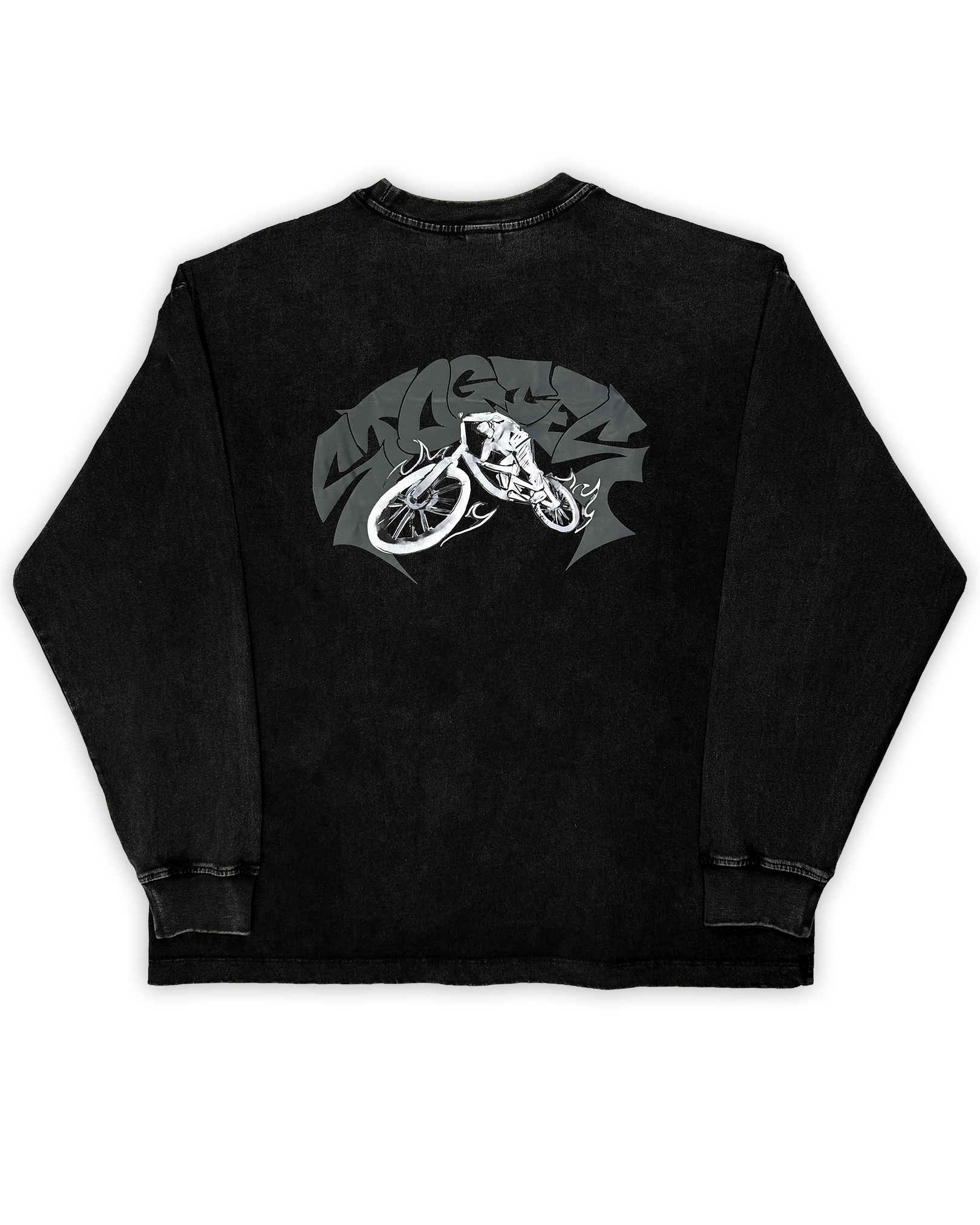 Faded coal - Longsleeve heavy MTB T – Stogies Mtb