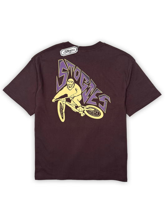 Mr whippy T shirt Brown/Maroon