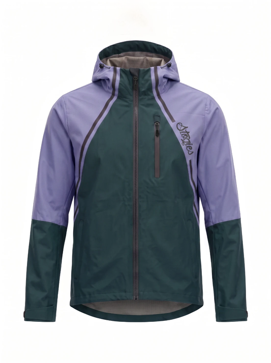 Splash back / MTB Tech Raincoat / Lilac - Green PRE-Order price