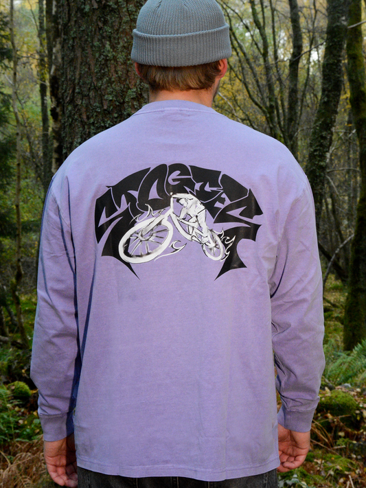 Lilac - Longsleeve heavy MTB T